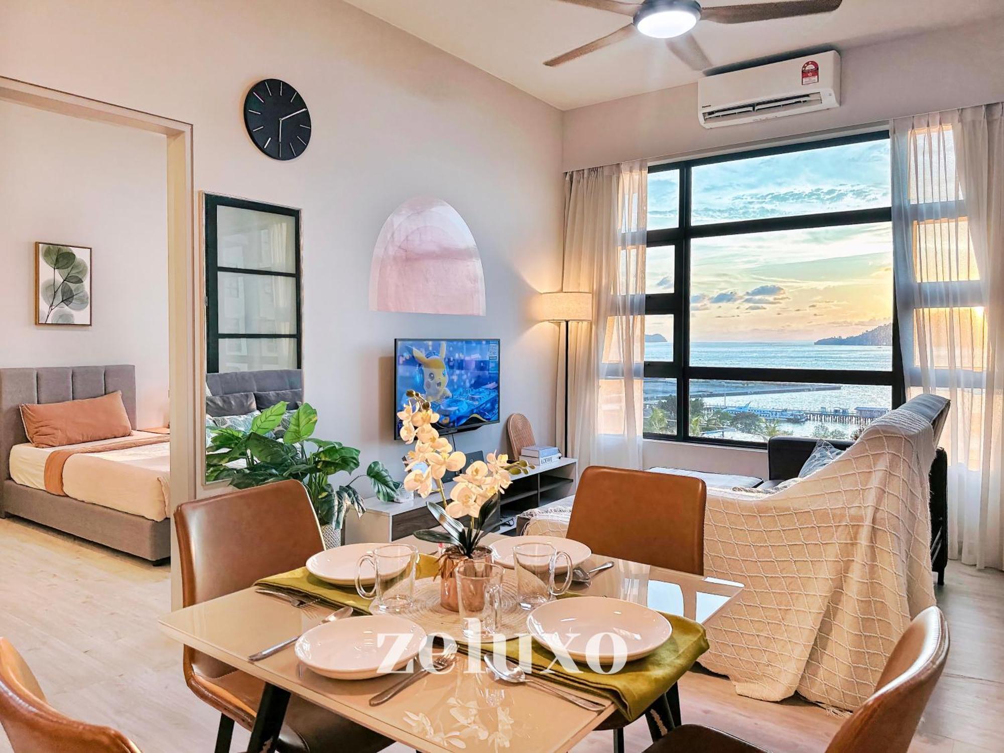 #5 Jesselton Quay City Pads Seaview By Zeluxo Kota Kinabalu Luaran gambar